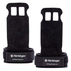 Harbinger 2 Finger Leather Hand Grips