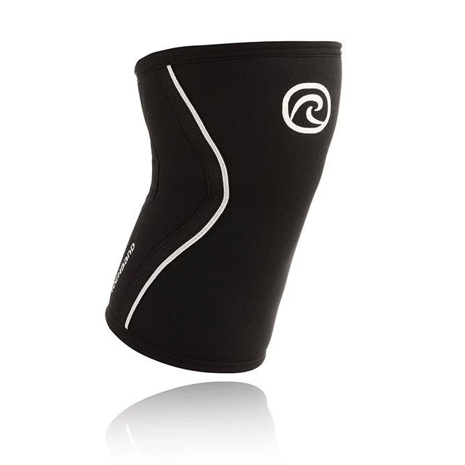 Rehband RX Knee Sleeves Black/White 5mm (Pair) 3 Rehband RX Knee Sleeves Black/White 5mm (Pair)