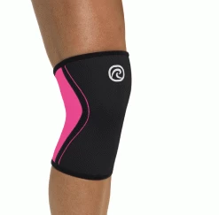 Rehband Womens RX Knee Sleeves Black/Pink 5mm (Pair) 7 Rehband Womens RX Knee Sleeves Black/Pink 5mm (Pair) -Fitness Equipment Store 105847 BP 02
