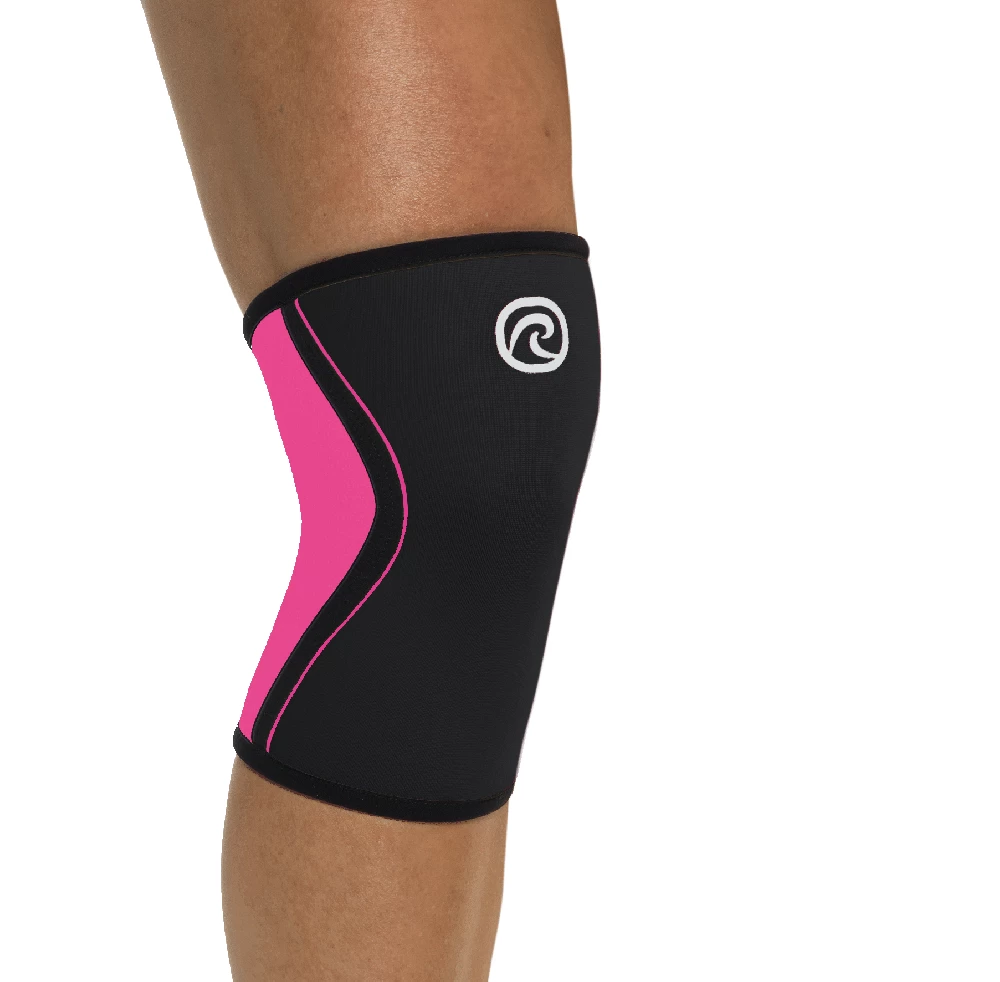 Rehband Womens RX Knee Sleeves Black/Pink 5mm (Pair) 5 Rehband Womens RX Knee Sleeves Black/Pink 5mm (Pair) - Image 3