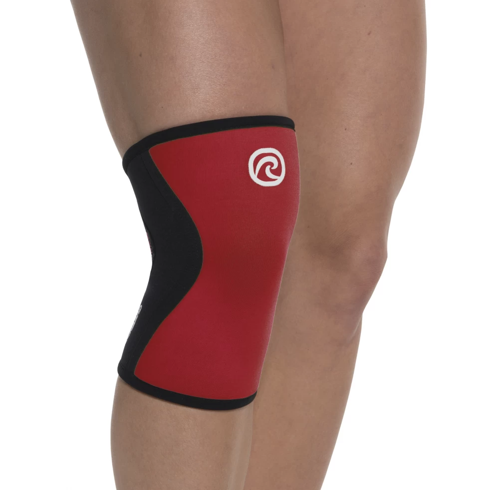 Rehband RX Knee Sleeves Red 5mm (Pair) 3 Rehband RX Knee Sleeves Red 5mm (Pair)