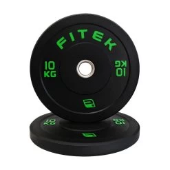 FITEK V4 10kg Black Bumper Plate Set