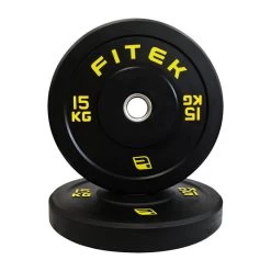 FITEK V4 15kg Black Bumper Plate Set