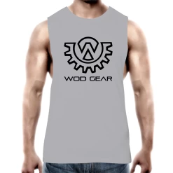 Wod Gear Men's Muscle Tank Grey/Black -Fitness Equipment Store 1b58a28c677a46b28fc7a0963c644147