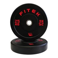 FITEK V4 25kg Black Bumper Plate Set