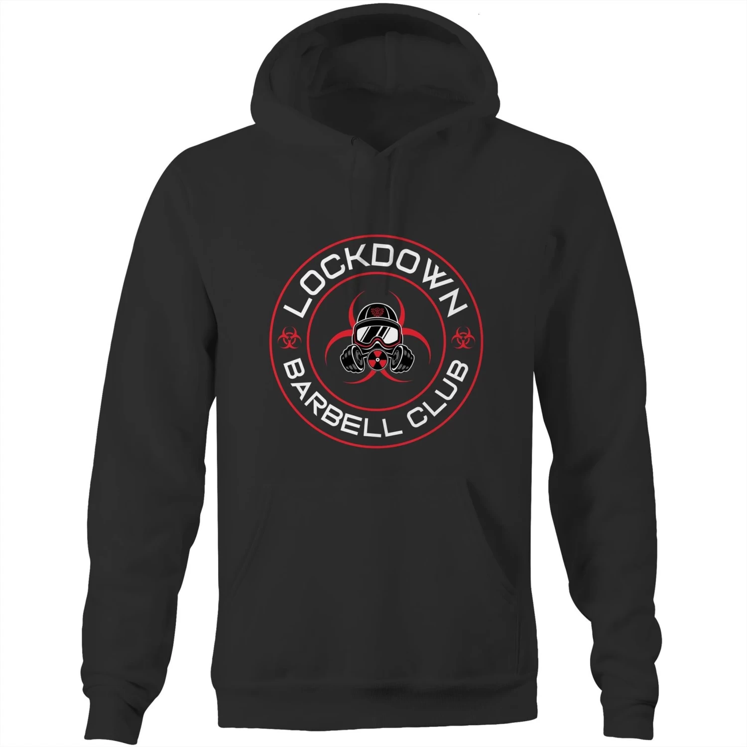 Lockdown Barbell Club Hoodie - Black 3 Lockdown Barbell Club Hoodie - Black