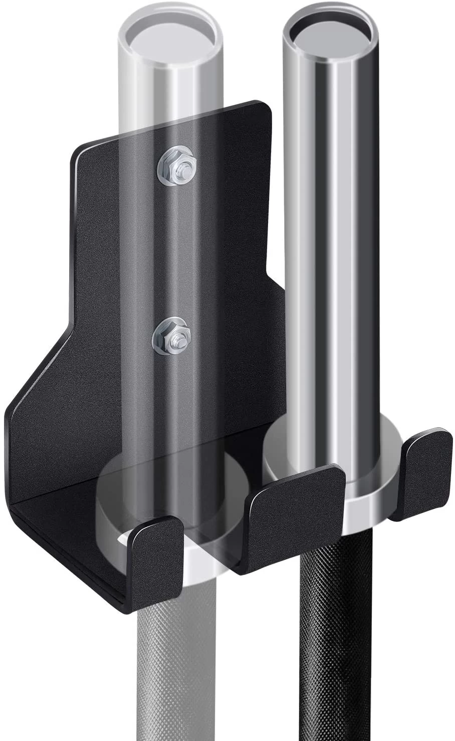 Wall Mounted Vertical Olympic 2 Barbell Storage Rack 5 Wall Mounted Vertical Olympic 2 Barbell Storage Rack - Image 3