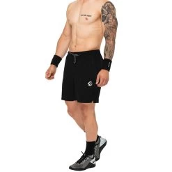 FlexProof 2 Shorts - Onyx Black -Fitness Equipment Store Black Side