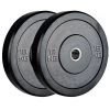 Olympia 15kg Black Bumper Plate Set