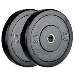 Olympia 15kg Black Bumper Plate Set