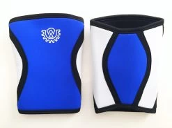 Wod Gear 7mm Knee Sleeves Blue/White