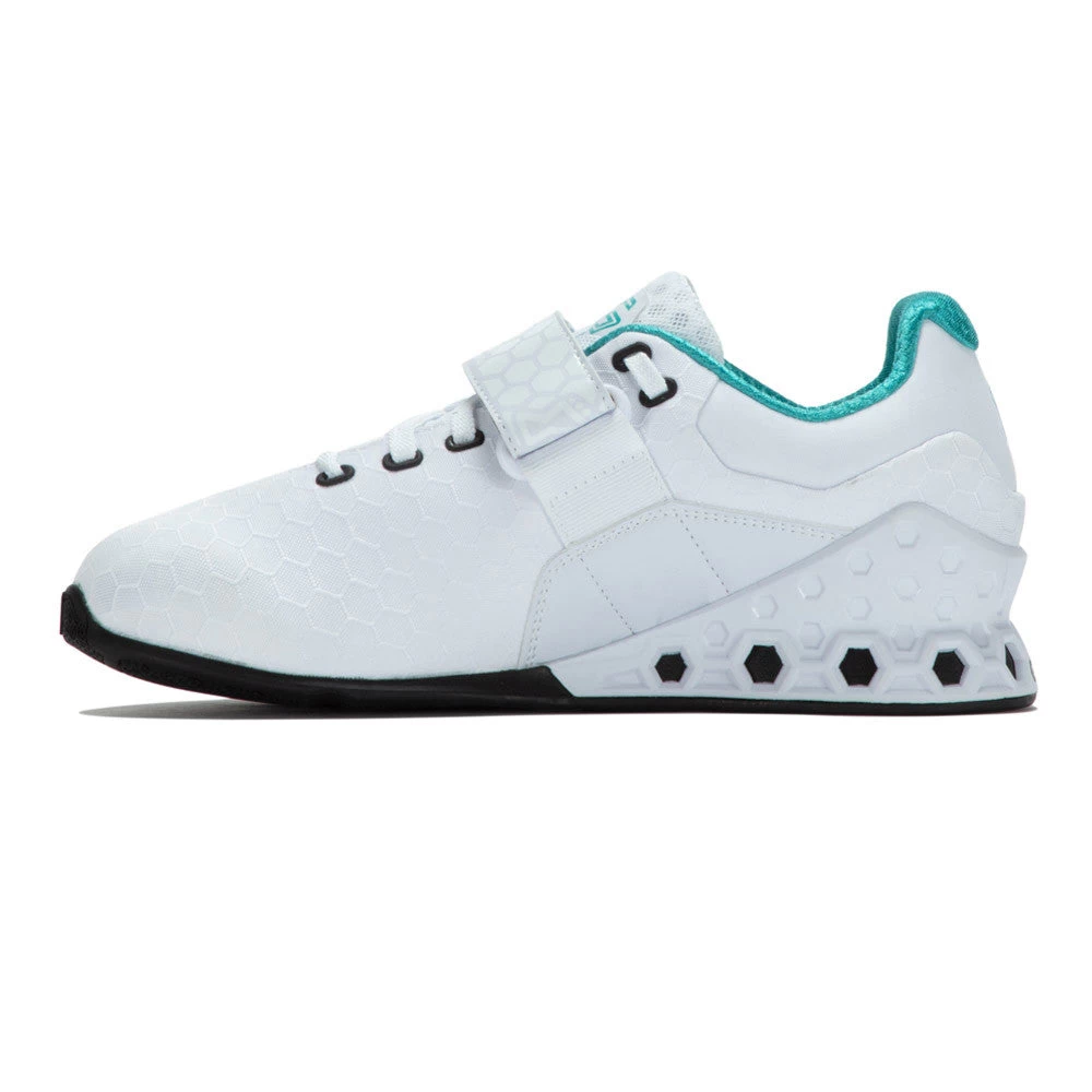 Inov-8 FastLift Power G 380 Women's Weightlifting Shoes - White/Teal 4 Inov-8 FastLift Power G 380 Women's Weightlifting Shoes - White/Teal - Image 2