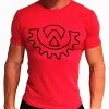 Wod Gear Men's Symbol Tee Red/Black -Fitness Equipment Store RED TEE