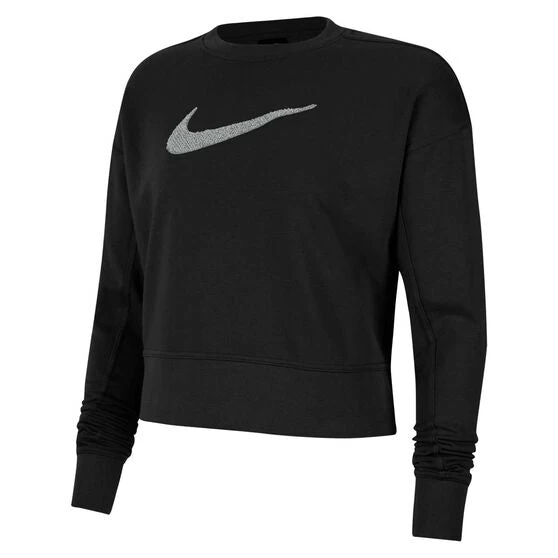 Nike Womens Dri-FIT Get Fit Training Sweatshirt - Black 3 Nike Womens Dri-FIT Get Fit Training Sweatshirt - Black