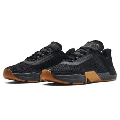 Under Armour Tri Base Reign 4 Men's Training Shoes - Black/Gum -Fitness Equipment Store Rebel 62434701 01 black hi res