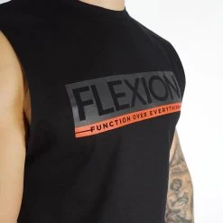 Flexion Headline Tank - Black 7 Flexion Headline Tank - Black -Fitness Equipment Store SideClose