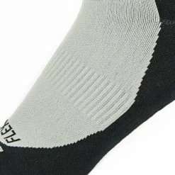Flexion ArchFlex Crew Socks - Black -Fitness Equipment Store SockBlackRib