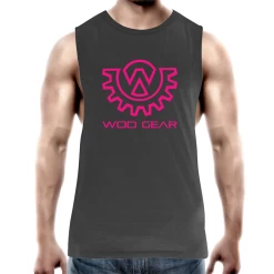 Wod Gear Women's Muscle Tank Black/Pink -Fitness Equipment Store a311b9f1f6804f5f8cb045cf39533de9
