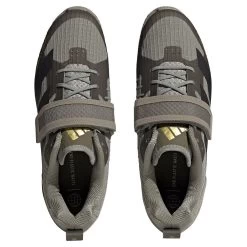 Adidas Adipower 3 Unisex Weightlifting Shoes - Silver Pebble/Core Black/Olive Strata -Fitness Equipment Store adidas adipower weightlifting iii trainers 18