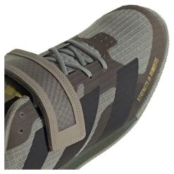 Adidas Adipower 3 Unisex Weightlifting Shoes - Silver Pebble/Core Black/Olive Strata -Fitness Equipment Store adidas adipower weightlifting iii trainers 20