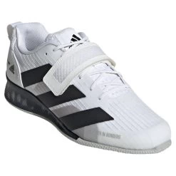 Adidas Adipower 3 Unisex Weightlifting Shoes - Chalk White/Core Black/Grey Two 12 Adidas Adipower 3 Unisex Weightlifting Shoes - Chalk White/Core Black/Grey Two -Fitness Equipment Store adidas adipower weightlifting iii trainers 8