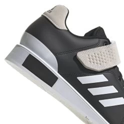 Adidas Power Perfect 3 Unisex Weightlifting Shoes - Black/White -Fitness Equipment Store adidas power perfect iii trainers 4
