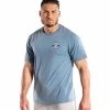 Bigsby Short Sleeve -Fitness Equipment Store bisgby tee blue