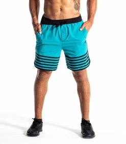 Evo V2 Shorts -Fitness Equipment Store evo2 teal 3