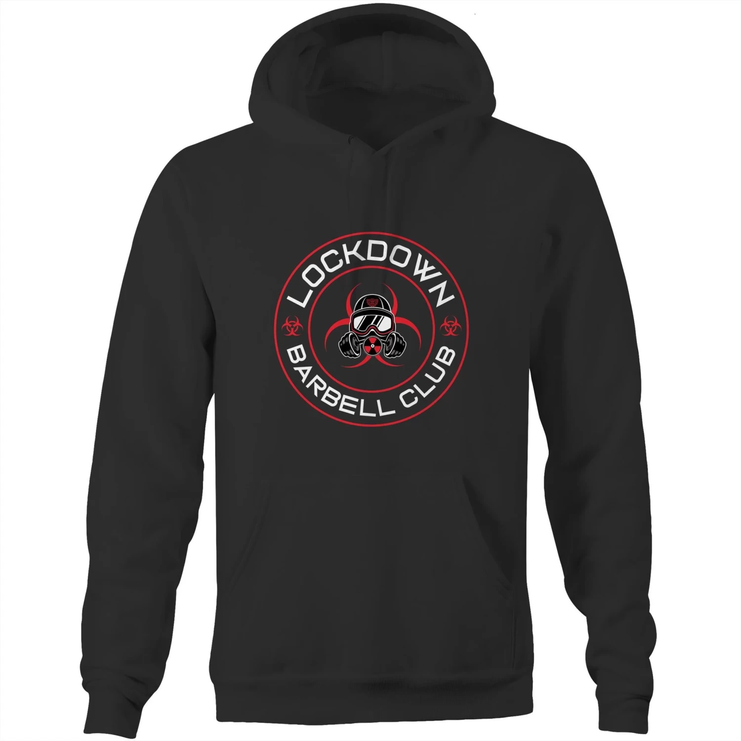 Lockdown Barbell Club Hoodie - Black 3 Lockdown Barbell Club Hoodie - Black
