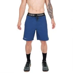 FlexProof Shorts - Blue Rock Neon