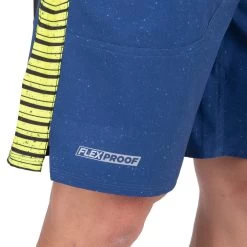 FlexProof Shorts - Blue Rock Neon -Fitness Equipment Store flexion1894