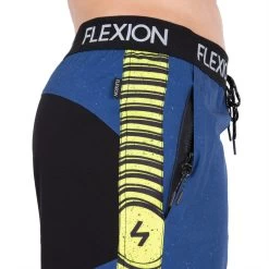 FlexProof Shorts - Blue Rock Neon -Fitness Equipment Store flexion1895copy