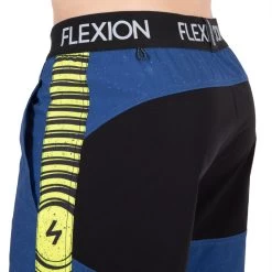 FlexProof Shorts - Blue Rock Neon -Fitness Equipment Store flexion1897a