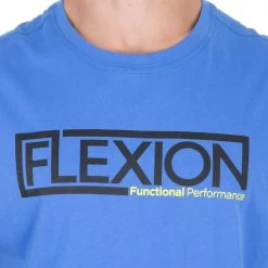 Organic Cotton Training Tee - Lagoon Blue -Fitness Equipment Store flexion1937