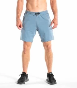 IconX 2 Shorts -Fitness Equipment Store iconx2 fleece shorts blue 4