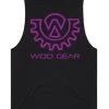 Wod Gear Women's Muscle Tank Black/Purple -Fitness Equipment Store image 08356cd5 8327 45f3 853b 6ebad5430f47