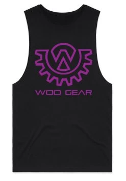 Wod Gear Women's Muscle Tank Black/Purple
