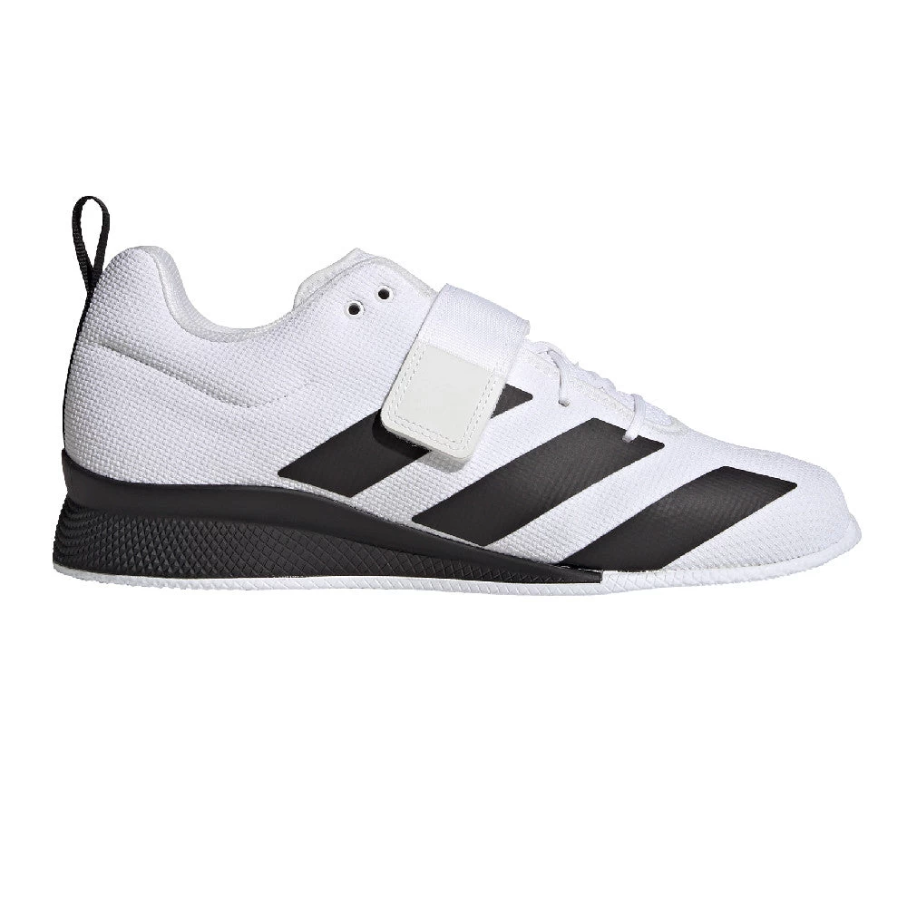 Adidas Adipower 2 Unisex Weightlifting Shoes - White/Black 3 Adidas Adipower 2 Unisex Weightlifting Shoes - White/Black