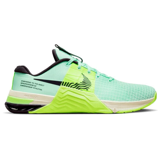 Nike Metcon 8 Men's Training Shoes - Mint Foam/Volt/Ghost Green/Cave Purple 3 Nike Metcon 8 Men's Training Shoes - Mint Foam/Volt/Ghost Green/Cave Purple
