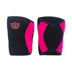 Wod Gear 7mm Knee Sleeves Black/Pink (Pair)