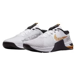 Nike Metcon 8 Men's Training Shoes - White/Black/Photon Dust/Gold Suede -Fitness Equipment Store image 140c9c86 8f89 4532 a181 2e4cfa148c90