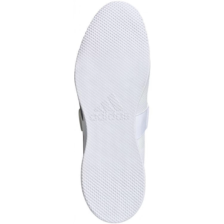Adidas Adipower 2 Unisex Weightlifting Shoes - White/Black 6 Adidas Adipower 2 Unisex Weightlifting Shoes - White/Black - Image 4