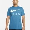Nike Swoosh Athlete T-Shirt - Industrial Blue -Fitness Equipment Store image 2c914802 64dc 41d5 a909 f124eca0df43