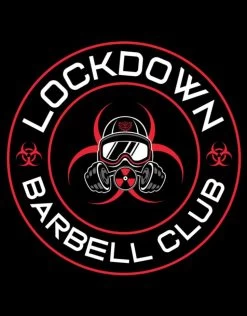 Lockdown Barbell Club Mens T-Shirt - Black -Fitness Equipment Store image 359d9bce 4681 4642 854e ff202a4d1608