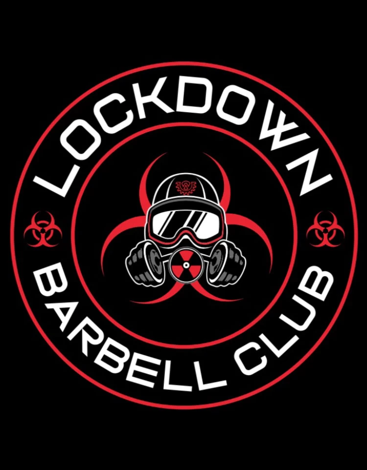 Lockdown Barbell Club Hoodie - Black 4 Lockdown Barbell Club Hoodie - Black - Image 2