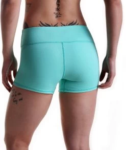 Tough Mode Women's Wod Shorts - Turquoise -Fitness Equipment Store image 5eb5dcbe c85f 4515 b1e1 af3bb924fa3e