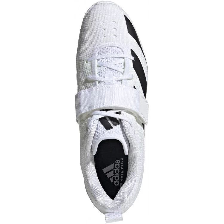 Adidas Adipower 2 Unisex Weightlifting Shoes - White/Black 5 Adidas Adipower 2 Unisex Weightlifting Shoes - White/Black - Image 3