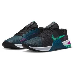 Nike Metcon 8 Women’s Training Shoes - Black/Green Glow/Valerian Blue -Fitness Equipment Store image 8f64f2b4 13e9 4a22 8a47 8370afca484e