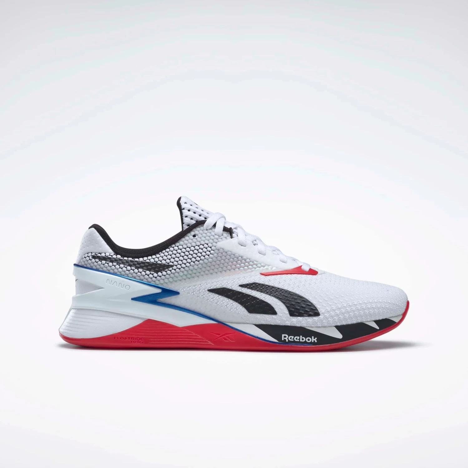 Reebok Nano X3 Men's Trainers - White/Black/Vector Blue 3 Reebok Nano X3 Men's Trainers - White/Black/Vector Blue