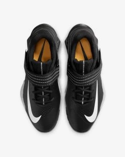 Nike Savaleos Unisex Weightlifting Shoes - Black/Grey Fog/Laser Orange/White -Fitness Equipment Store image b1ce60cd e20f 4e5c 80db ef8747f23746